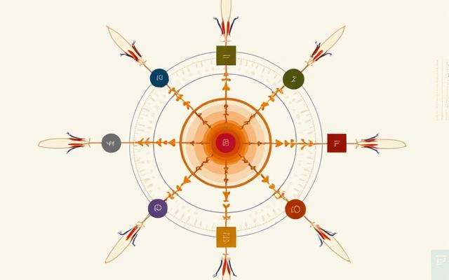 Eine Infografik aus einem Himmels Echo Bericht, die komplexe astrologische Prinzipien visuell darstellt.
