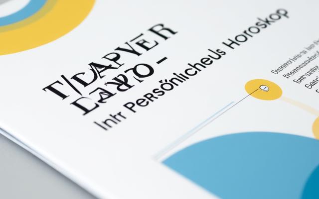 Klares, minimalistisches Titelseiten-Design eines Himmels Echo Reports mit geometrischen Formen und ausgewogener Typografie.